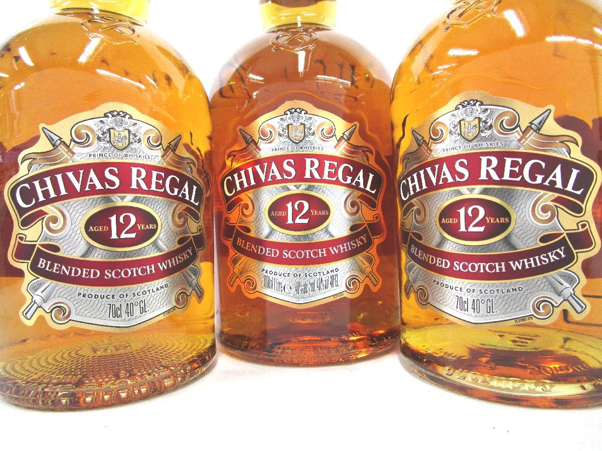 1円 スタート 古酒 未開栓 7本セット CHIVAS REGAL シーバスリーガル