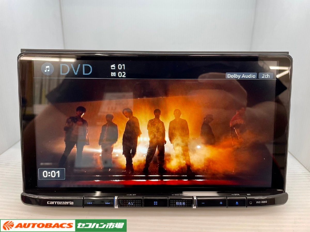9インチ楽ナビ】カロッツェリア AVIC-RQ912【ディスプレイ使用品