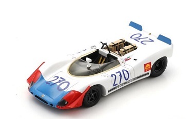 レーシングカー Spark 1/43 Porsche 908/02K Porsche System Targa Florio'69 #270 2nd Vic Elford - Umberto Maglioli