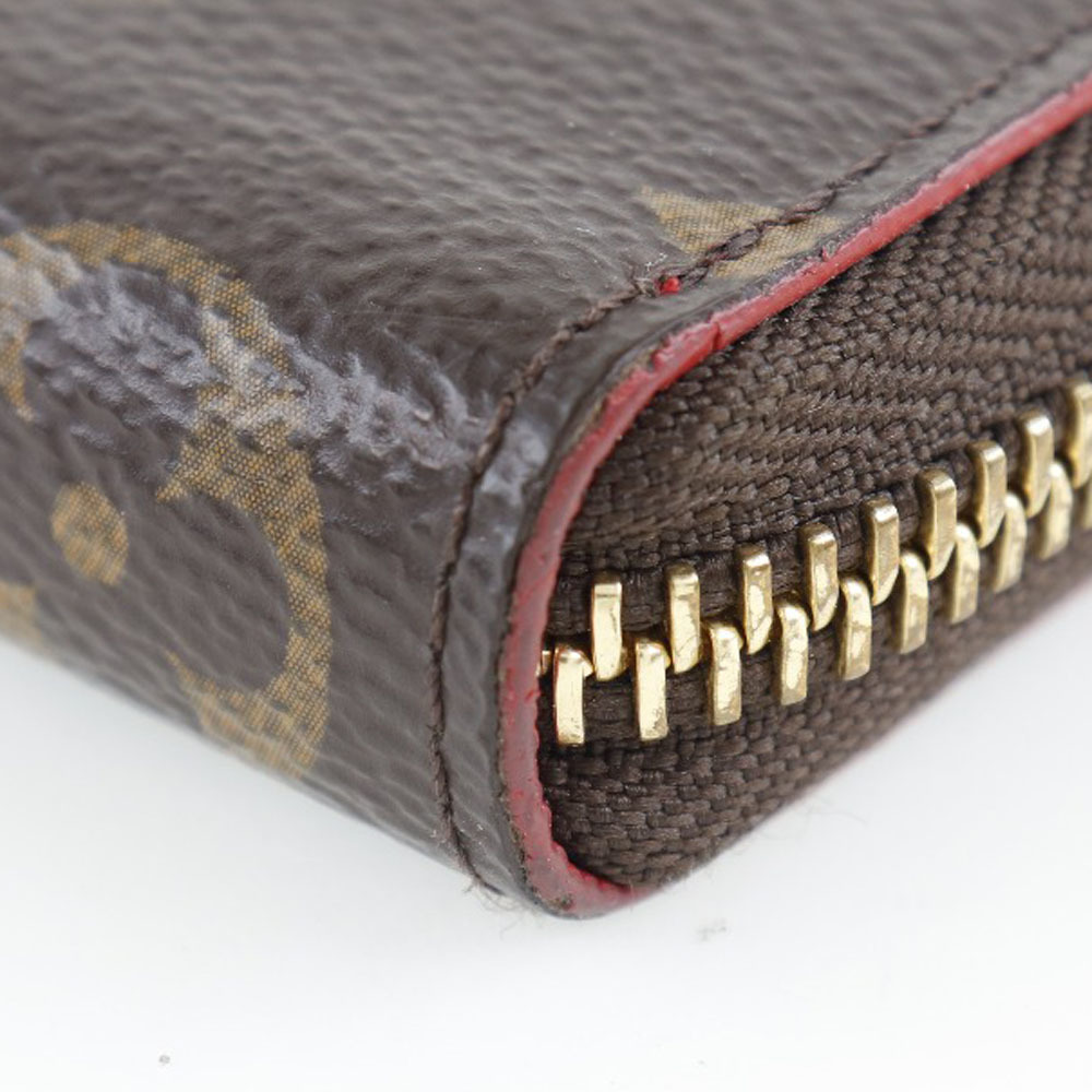 LOUIS VUITTON ルイ・ヴィトン ポルトフォイユ・クレマンス フラワーチャーム M62940 GI4108 長財布 【S152223681】中古_画像5