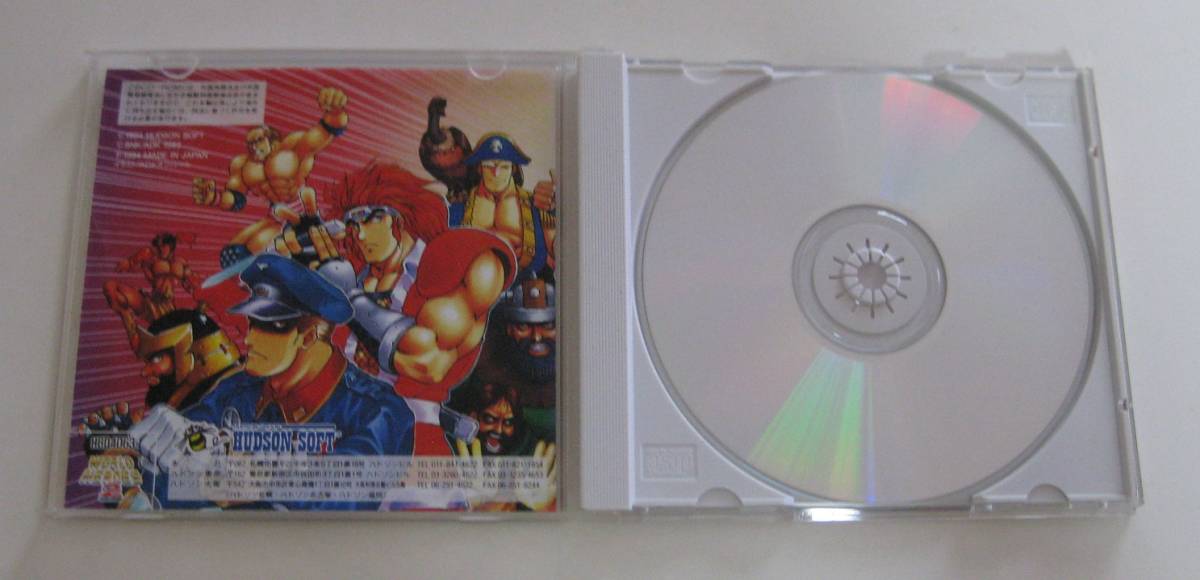 1円～ 送料無料 PCエンジン CD-ROM2 ワールドヒーローズ２の画像4