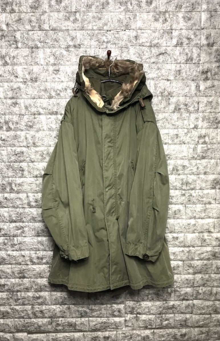 50s 米軍 実物 M51 フィッシュテール モッズコート M-