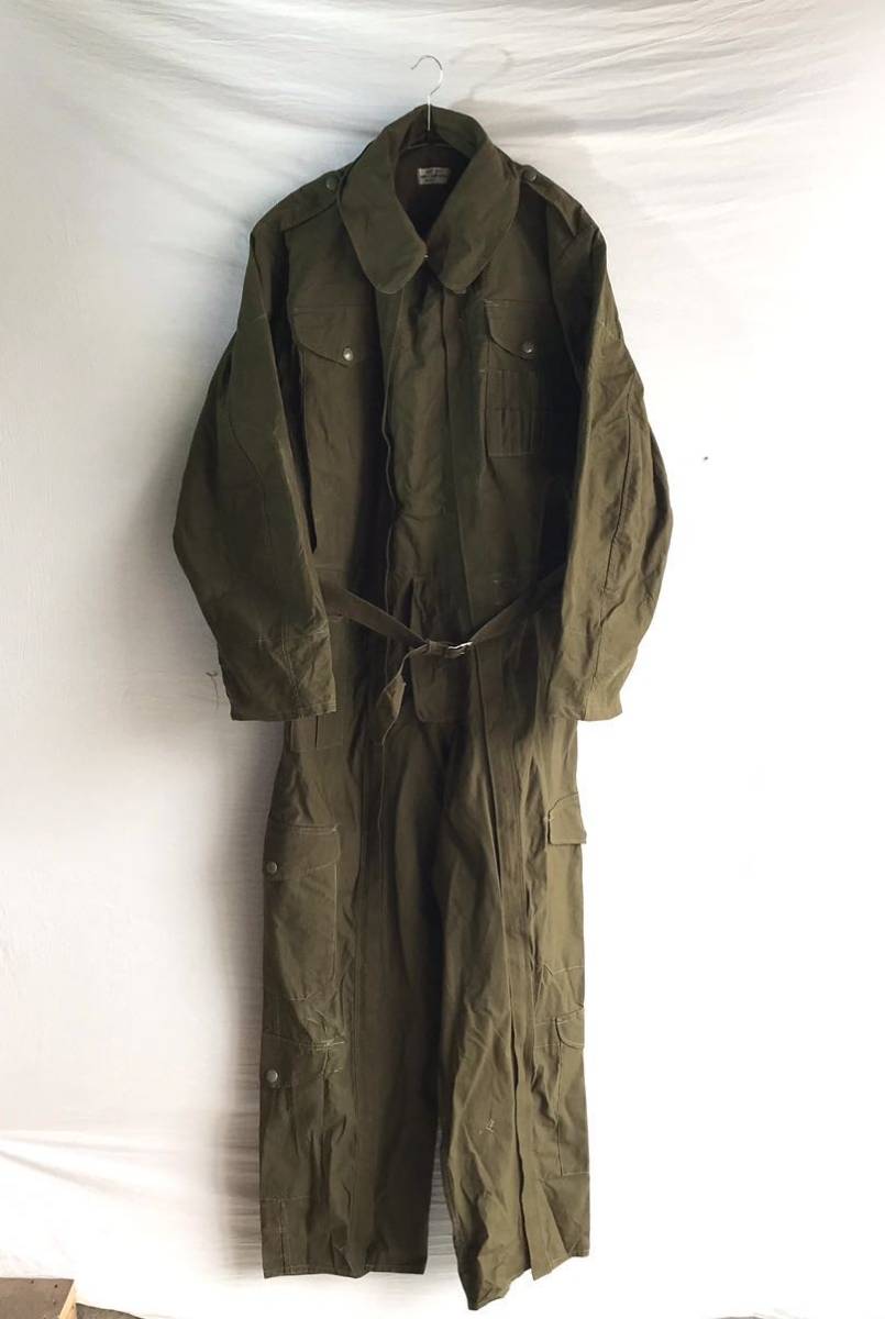 貴重 極上 50s ベルギー軍 実物 タンカーススーツ ミリタリー 貴重 極上 50s ベルギー軍 実物 タンカーススーツ ミリタリー