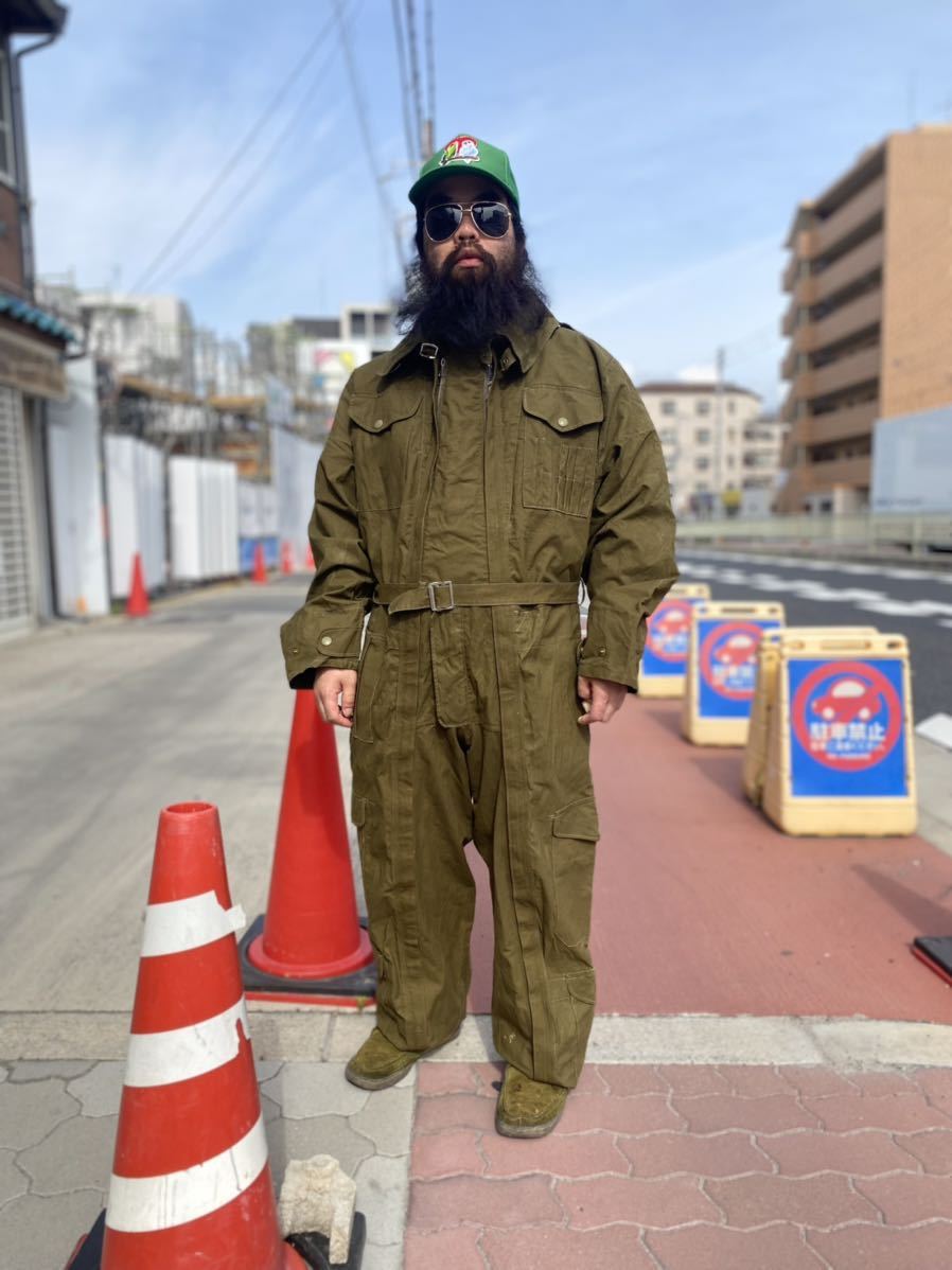  valuable finest quality 50s Belgium army the truth thing tongue car s suit military coverall Vintage tank squad f light cover all 40s ARMY England army 