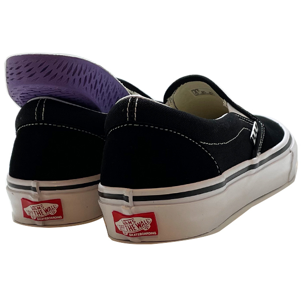 格安VANSバンズ SKATE SLIP ON スリッポンBLACKスエード 26.0cm新品未使用_画像5