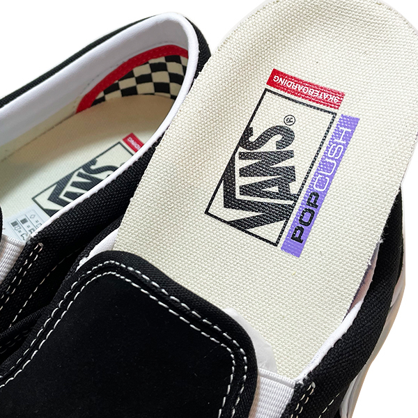 格安VANSバンズ SKATE SLIP ON スリッポンBLACKスエード 26.0cm新品未使用_画像3