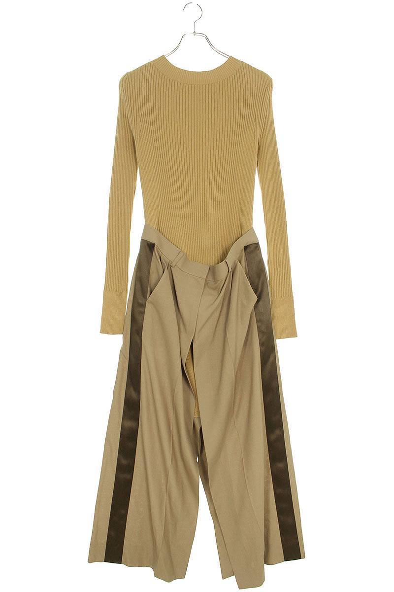 【希望者のみラッピング無料】 サイズ:2 Dress Knit x Suiting 22-05909 22SS Sacai サカイ スーチングニットドレスワンピース BS99 中古 女性用 【希望者のみラッピング無料】 サイズ:2 Dress Knit x Suiting 22-05909 22SS Sacai サカイ スーチングニットドレスワンピース BS99 中古 女性用