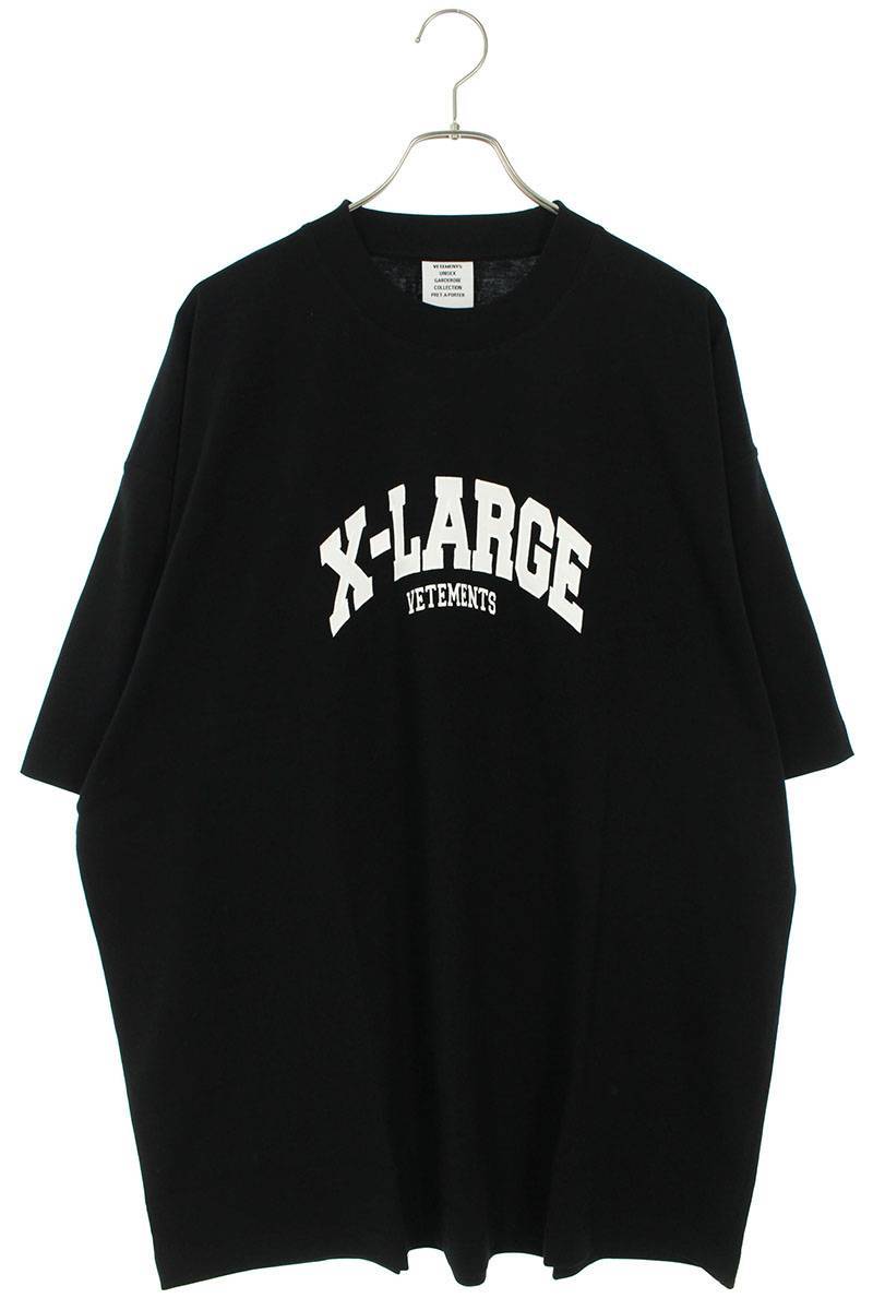 お見舞い UE54TR280B 23AW VETEMENTS ヴェトモン BLACK SB01 新古品 X-LARGE刺繍Tシャツ サイズ:S その他 お見舞い UE54TR280B 23AW VETEMENTS ヴェトモン BLACK SB01 新古品 X-LARGE刺繍Tシャツ サイズ:S その他