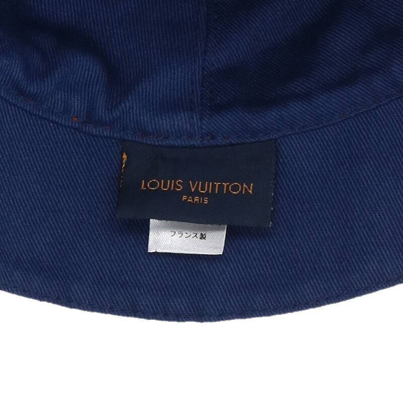 ルイヴィトン LOUISVUITTON サイズ:58 モノグラム柄リバーシブルバケットハット帽子 中古 SJ02_画像5