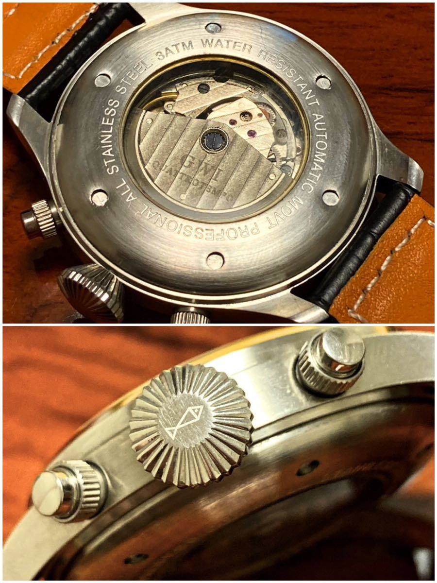 RXW クアトロテンポ ビッグパイロット 4サブダイヤル 47mm 自動巻き