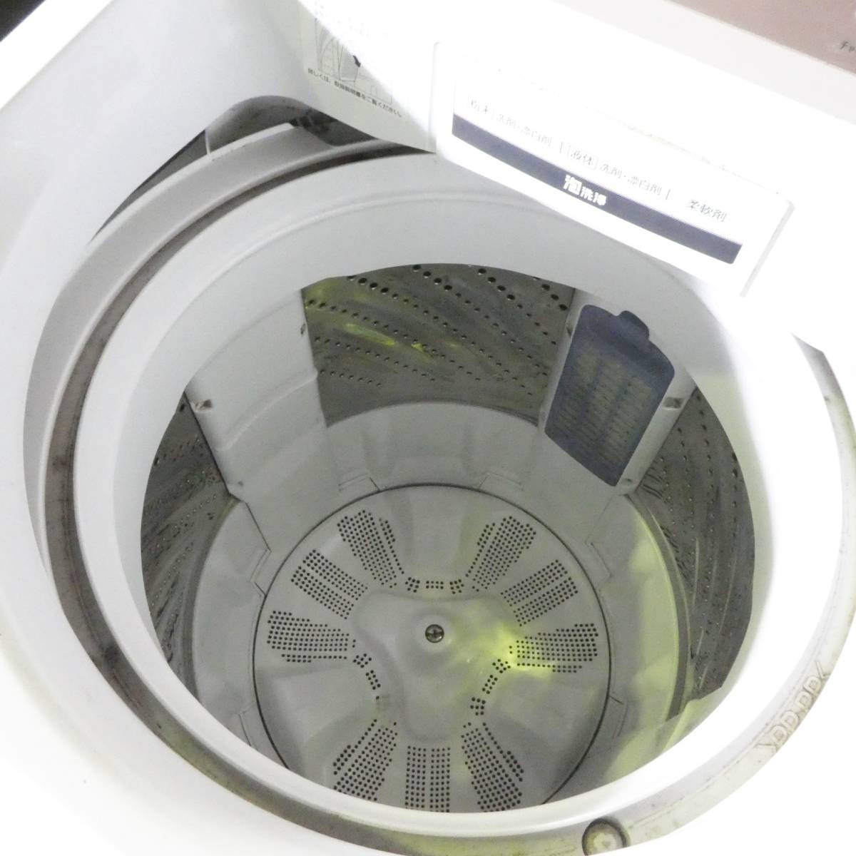 O928【手渡し限定】Panasonic 洗濯機　7㎏　2017年製　「エコナビ」「ジェットバブルシステム」搭載　NA-FA70H5-P　/15_画像7
