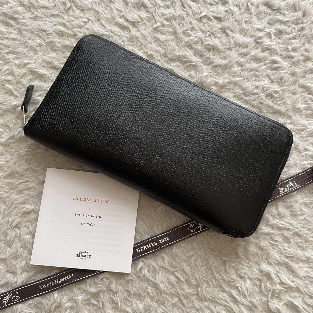 美品】391 HERMES エルメス アザップ シルクイン 長財布 | noonanwaste.com