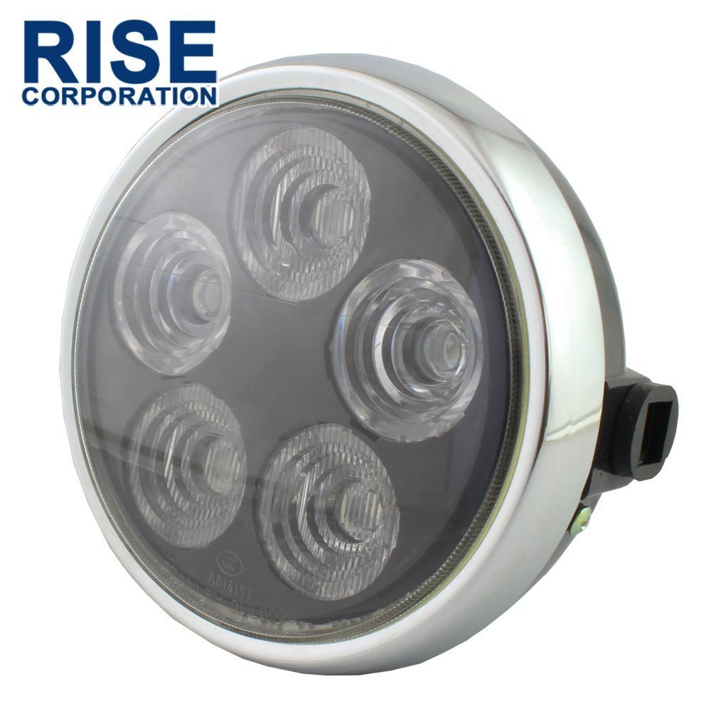 バイク用 LEDヘッドライト 7インチ 専用ケース付 180パイ 汎用 パーツ