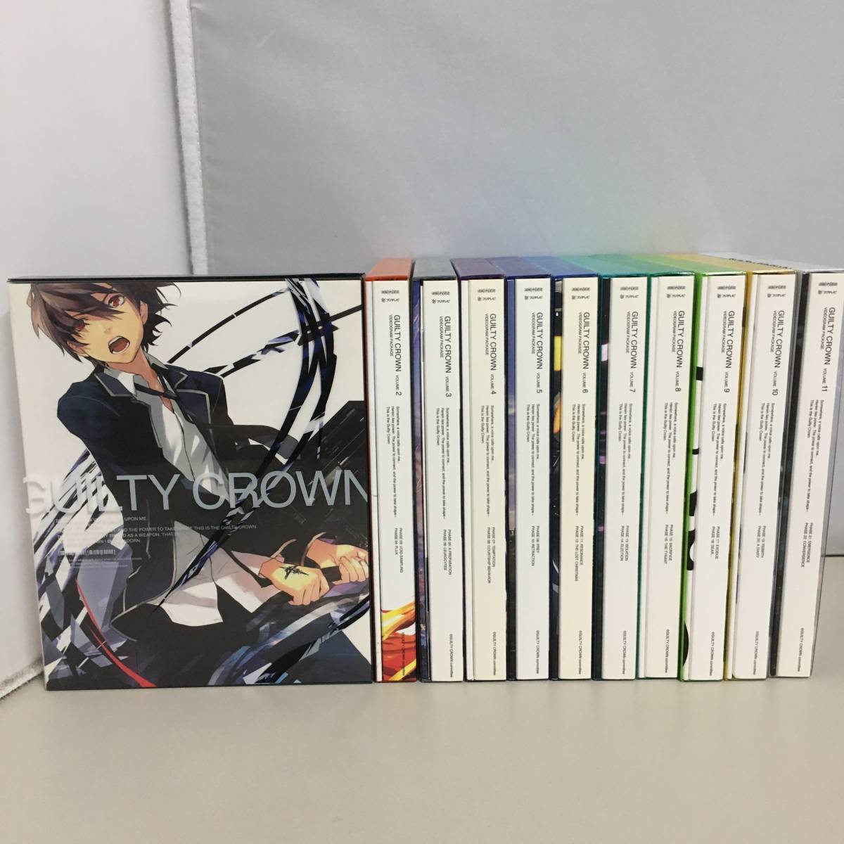 福袋セール】 Blu-ray D09-05 ギルティクラウン 完全生産限定版 全11巻