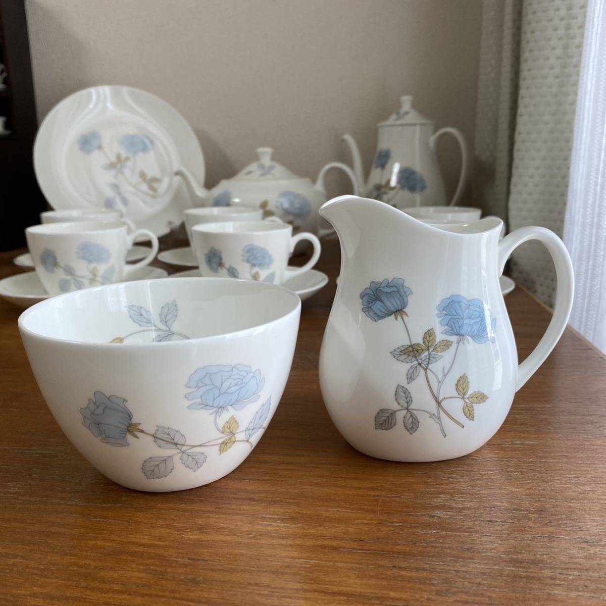 WEDGWOOD ウェッジウッド アイスローズ 6人用 ティーセット コーヒー