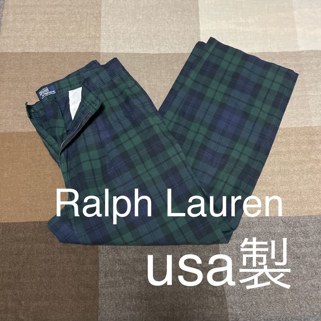 Yahoo!オークション   USA製 Ralph Lauren ラルフローレン ブラッ