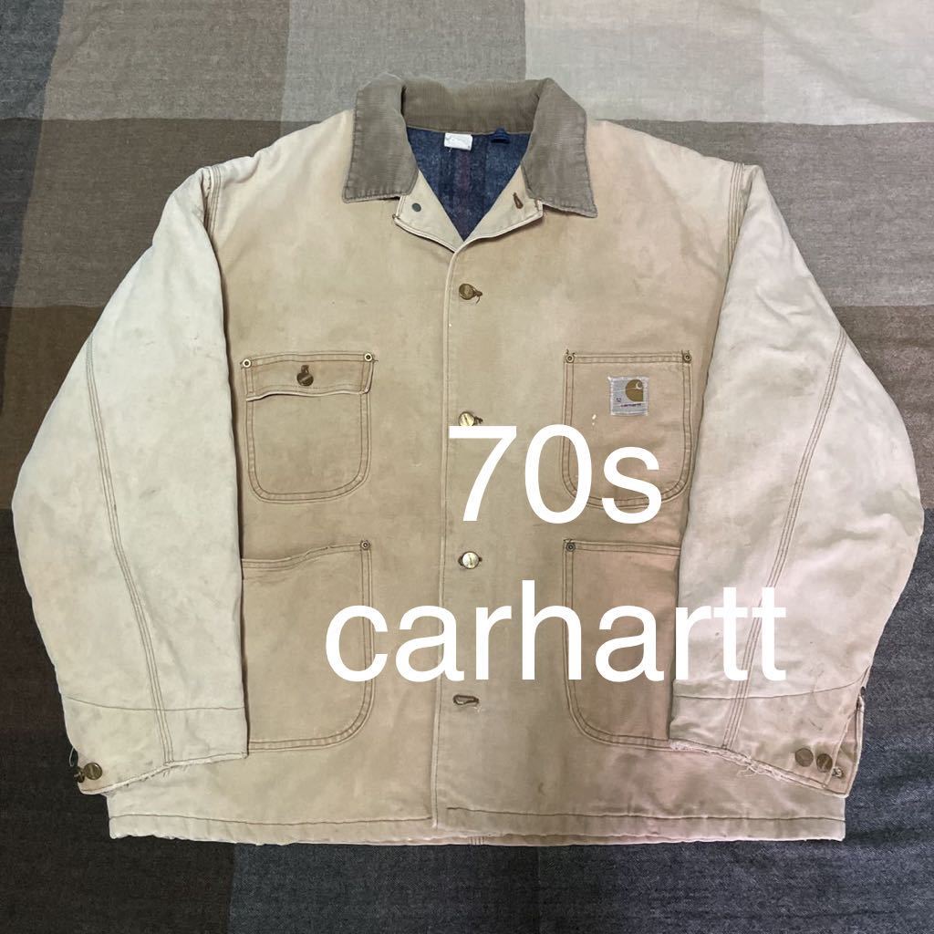 70's vintage carhartt jacket ヴィンテージ カーハート カバーオール ワーク ジャケット USA製 ダック チョア