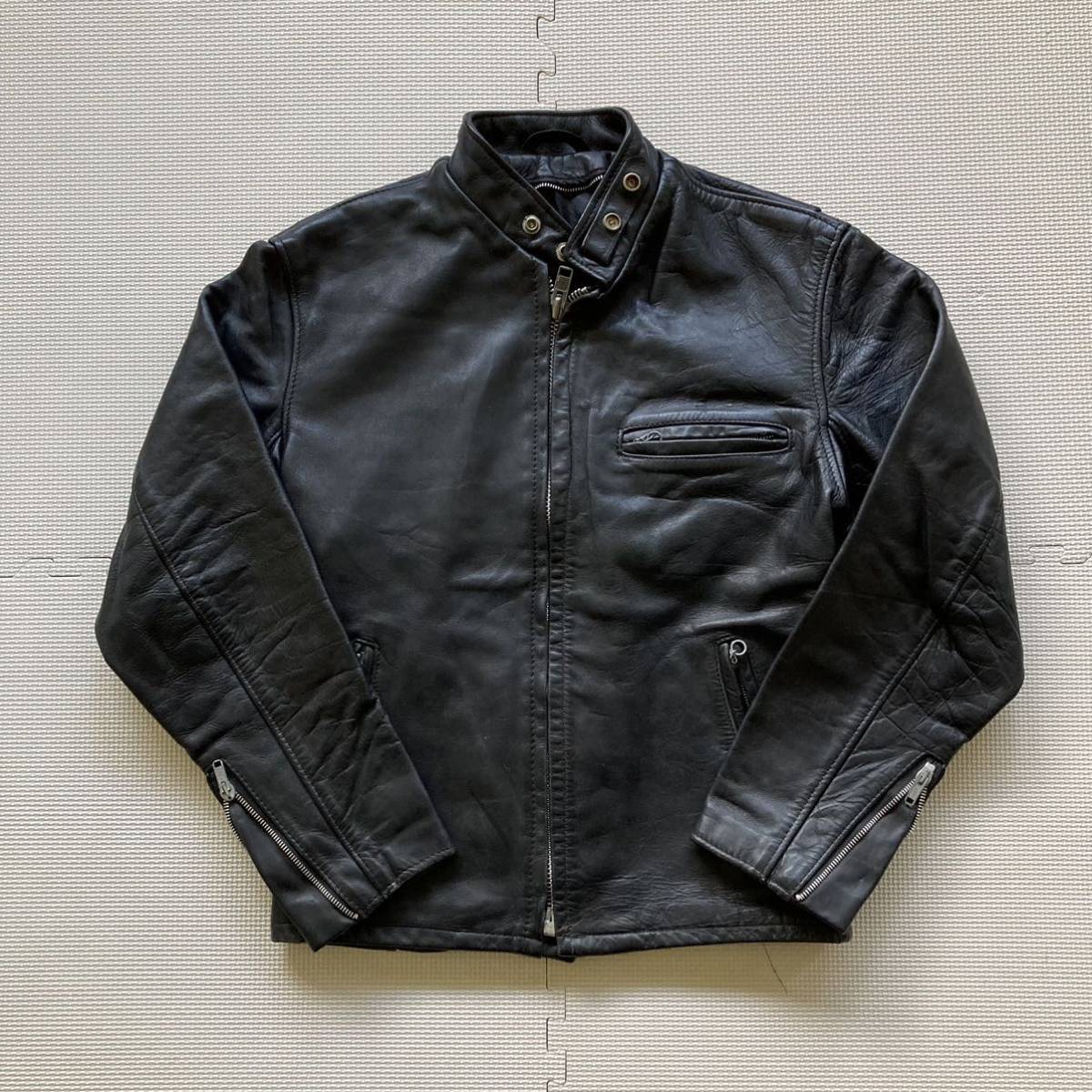 何でも揃う スタンドカラー 641 ショット Schott シングルライダース