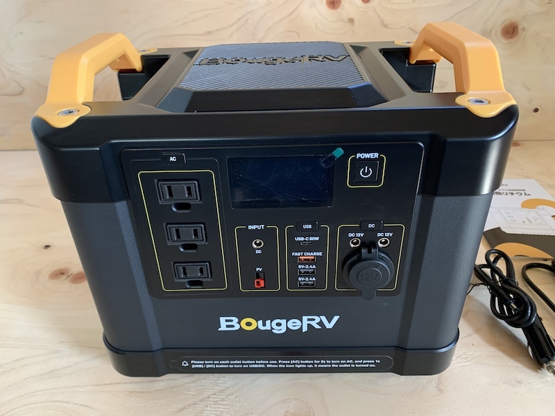 送料無料」BougeRV ポータブル電源 Fort 1000 リン酸鉄リチウム 大容量