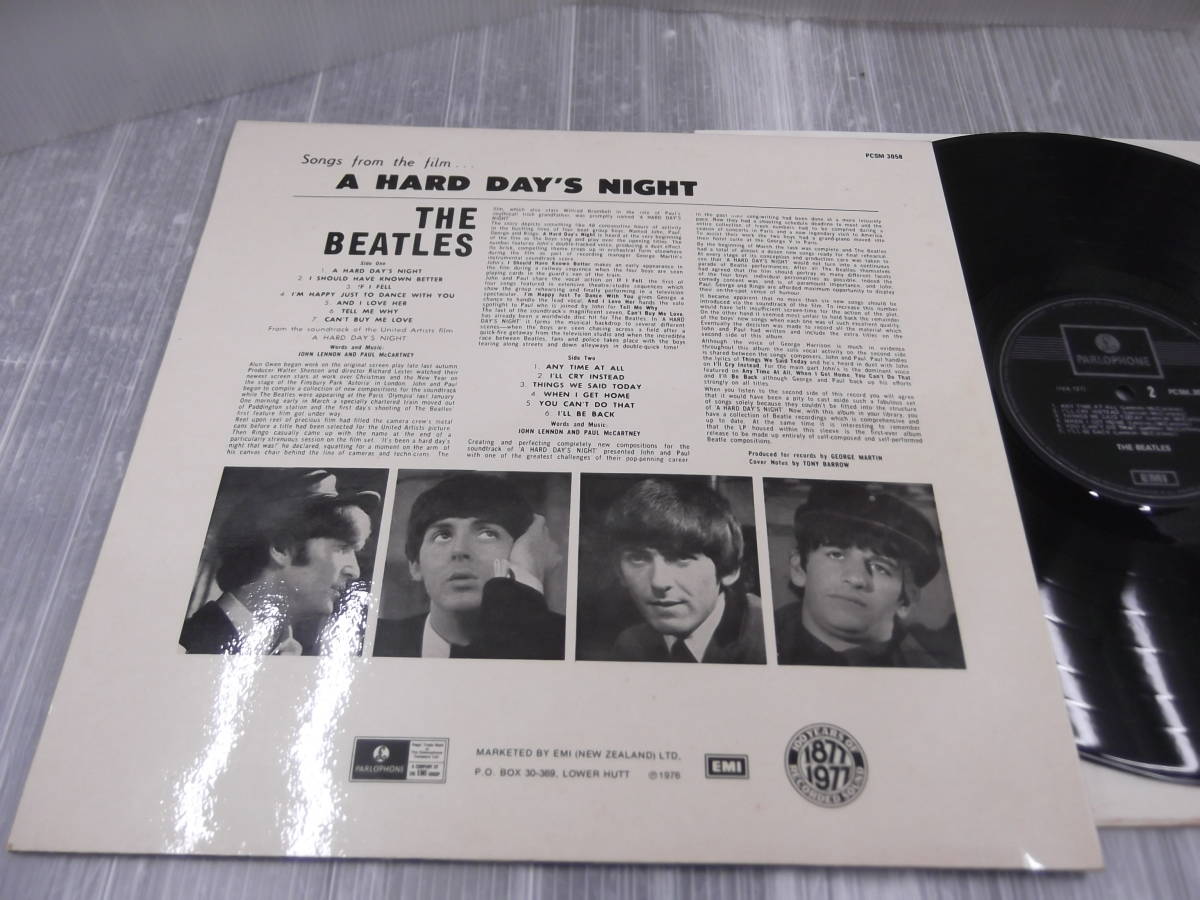 Beatles A HARD DAY'S NIGHT /ビートルズ ア ハード ディズ ナイト/NEWZEALAND ニュージーランド盤 ワンマーク MAT1 _画像2