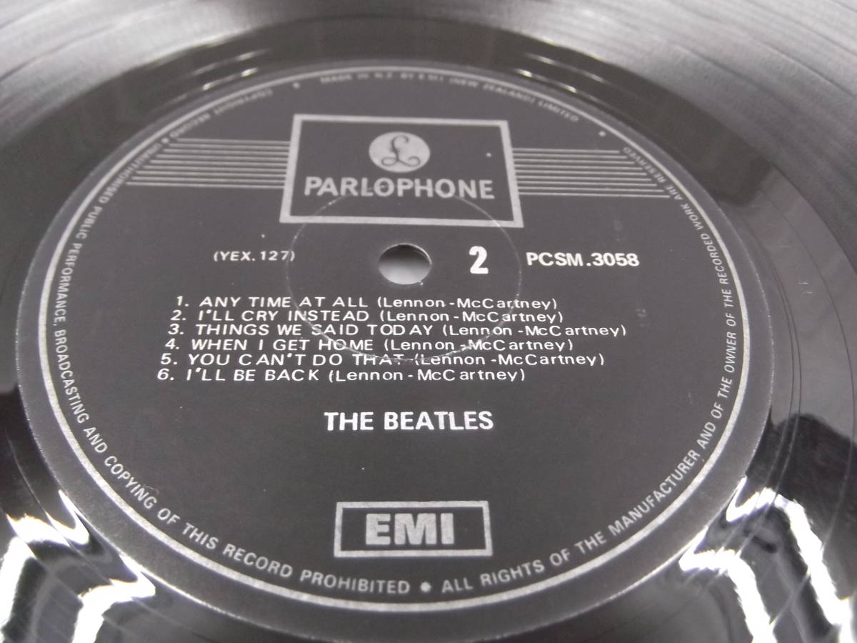 Beatles A HARD DAY'S NIGHT /ビートルズ ア ハード ディズ ナイト/NEWZEALAND ニュージーランド盤 ワンマーク MAT1 _画像5