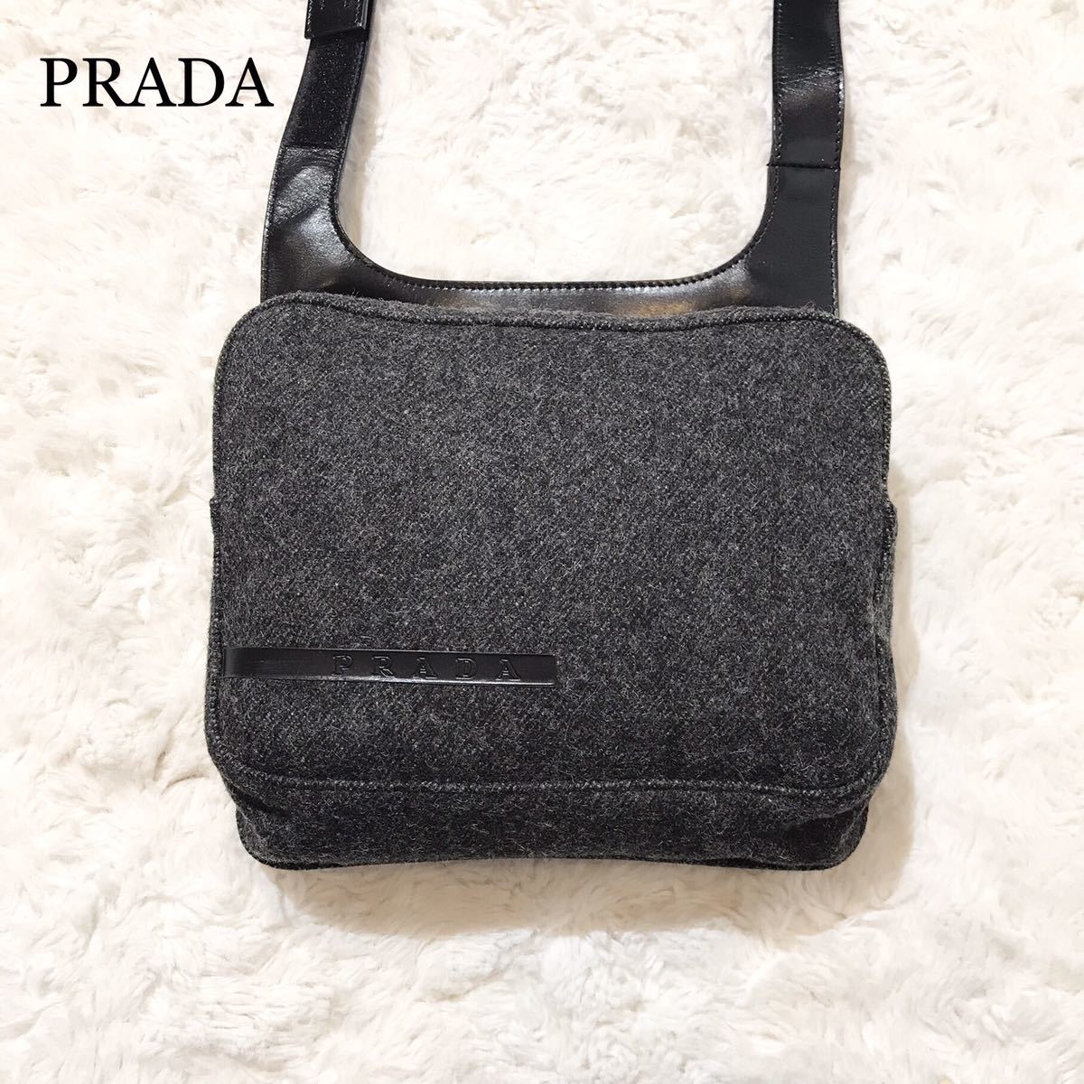 PRADA 99ss Archive mesh one shoulder bag