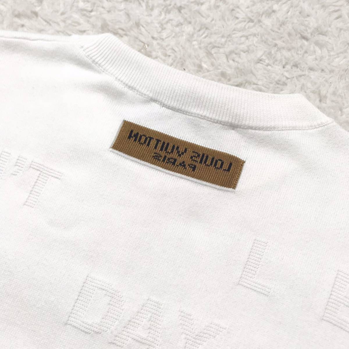 21AW LOUIS VUITTON ルイヴィトン レターニット 半袖Tシャツ | www