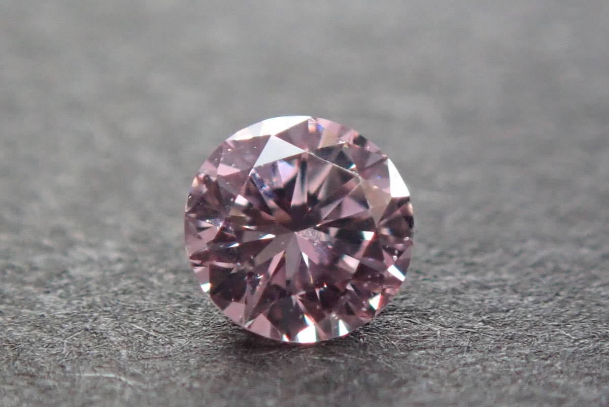 天然ピンクダイヤモンド』 0.083ct ソーティング付き Pink Diamond ルース 裸石 宝石