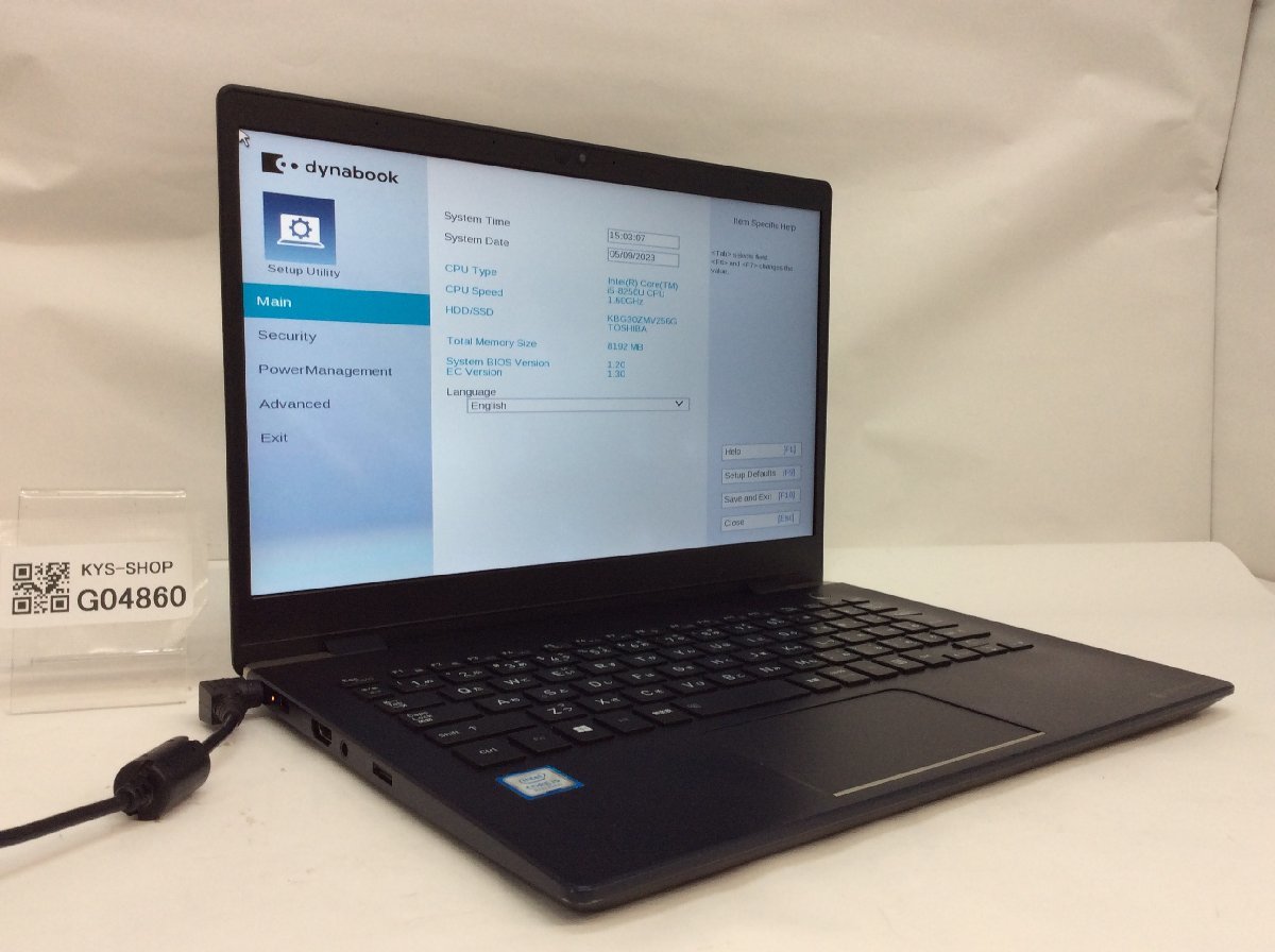 ジャンク/ TOSHIBA dynabook G83/M PG83MTCCGP7A321 Intel Core i5