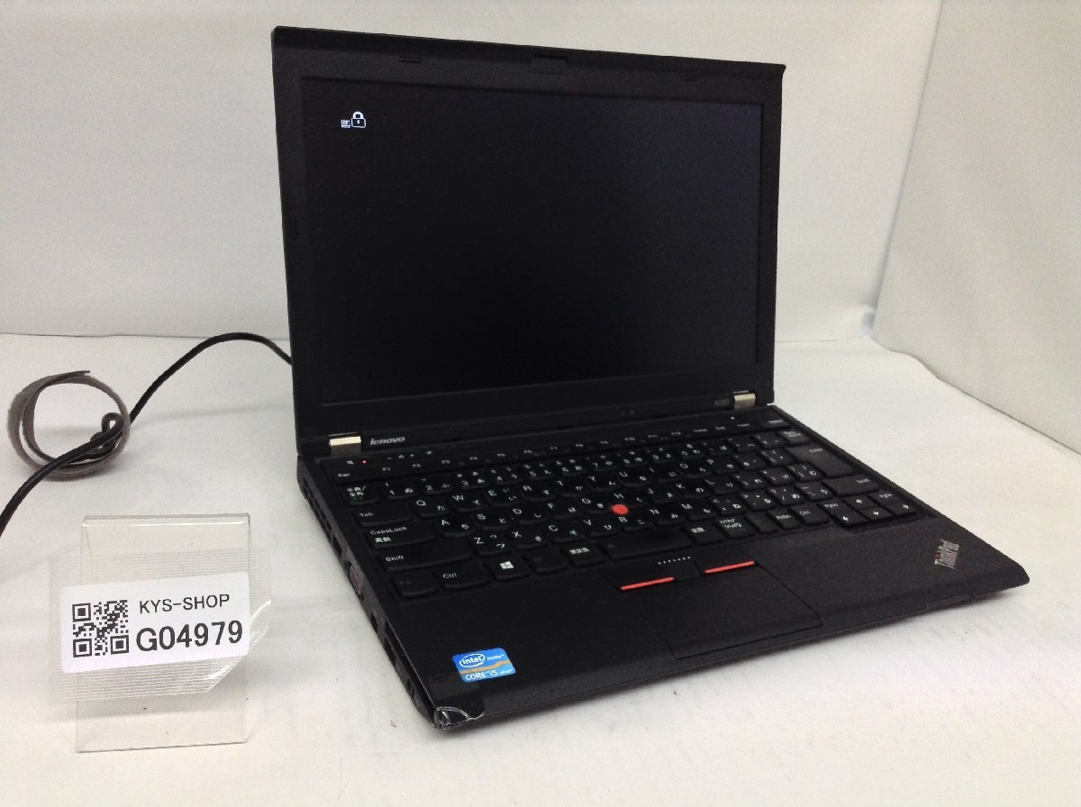 ジャンク/ LENOVO ThinkPad X230 Corei5-3世代 メモリ4GB ストレージ無し 【G04979】_パスワードロックの為BIOS確認出来ません