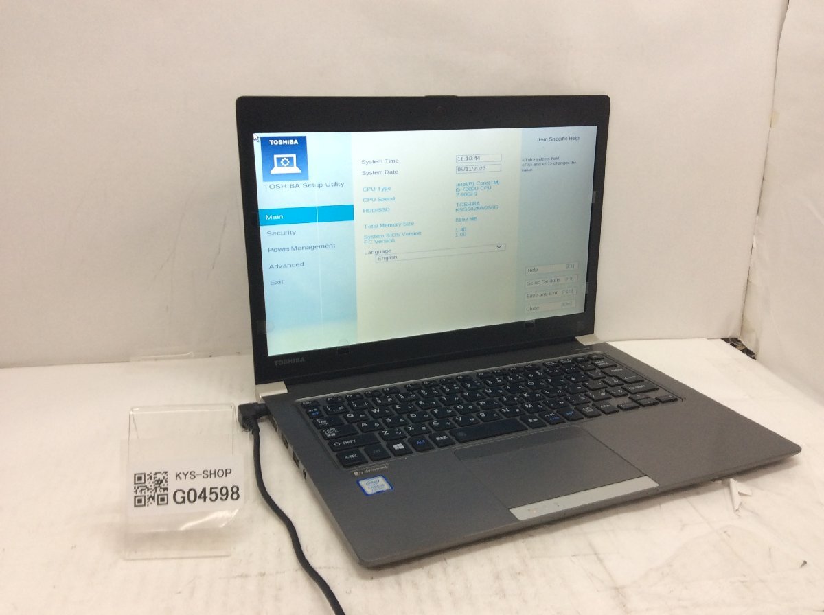 Yahoo!オークション - ジャンク/ TOSHIBA dynabook R63/J