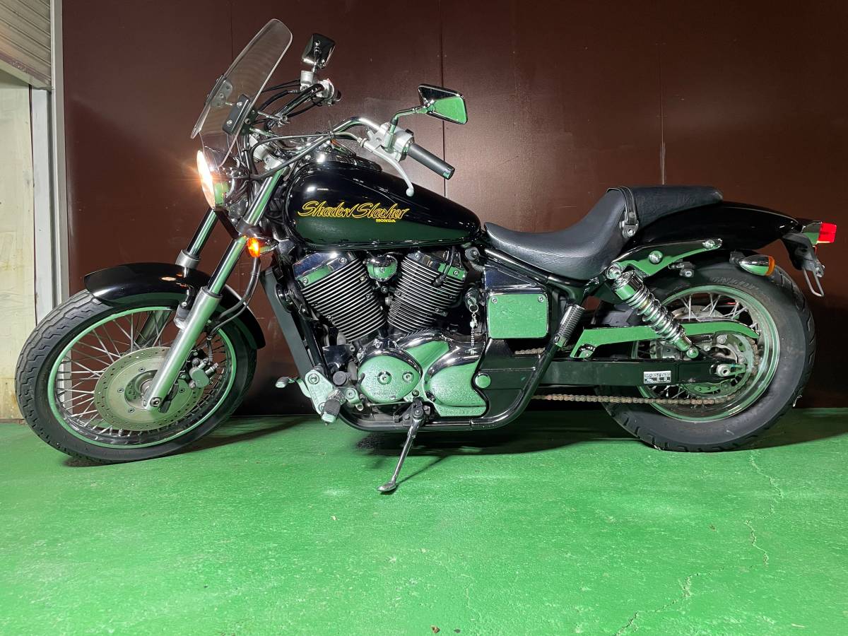 再出品☆セル一発 美車☆ホンダ HONDA シャドウ400スラッシャー 再出品☆セル一発 美車☆ホンダ HONDA シャドウ400スラッシャー