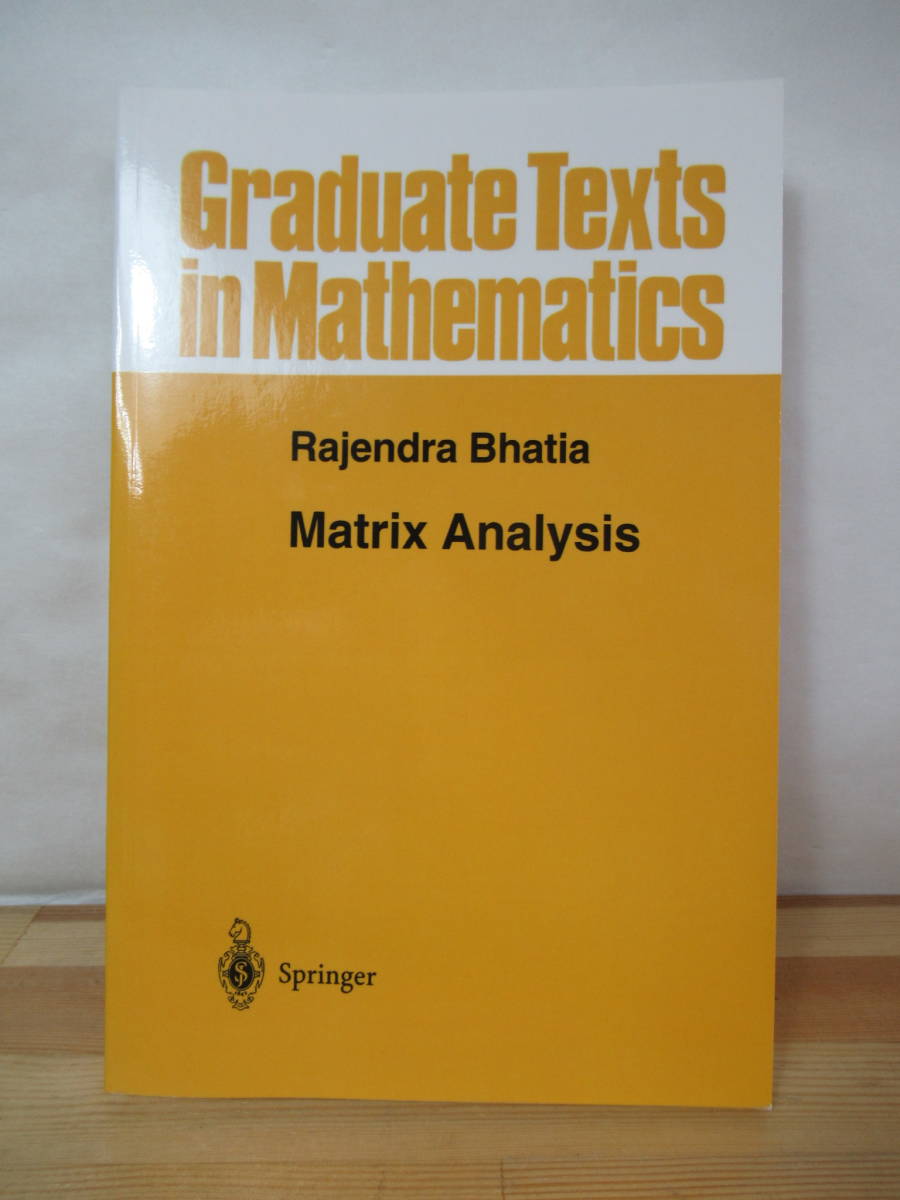 定番人気！ Mathematics in Texts Graduate Analysis Matrix D36△洋書