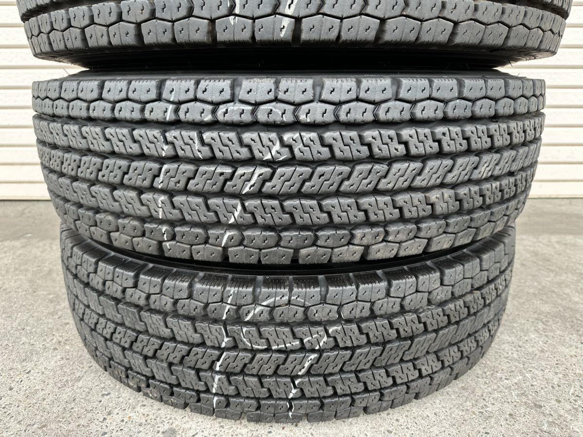 送料無料　225/80R17.5 YOKOHAMA ZEN902ZE スタッドレス　4トン車用　JIS球面座　アルミホイール　17.5×6.00 135 6穴 研磨済み 6本セット_画像8