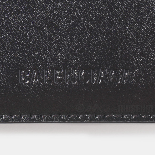 BALENCIAGA バレンシアガ メンズ レディース 財布 折りたたみ財布 ブラック ESSENTIAL MINI WAL 664037-23VMY 