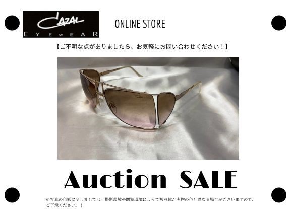 ★☆ CAZAL Eyewear カザール サングラス MOD 9036 COL 001 63□14 105-2 63サイズ ケース付き ★☆_画像10