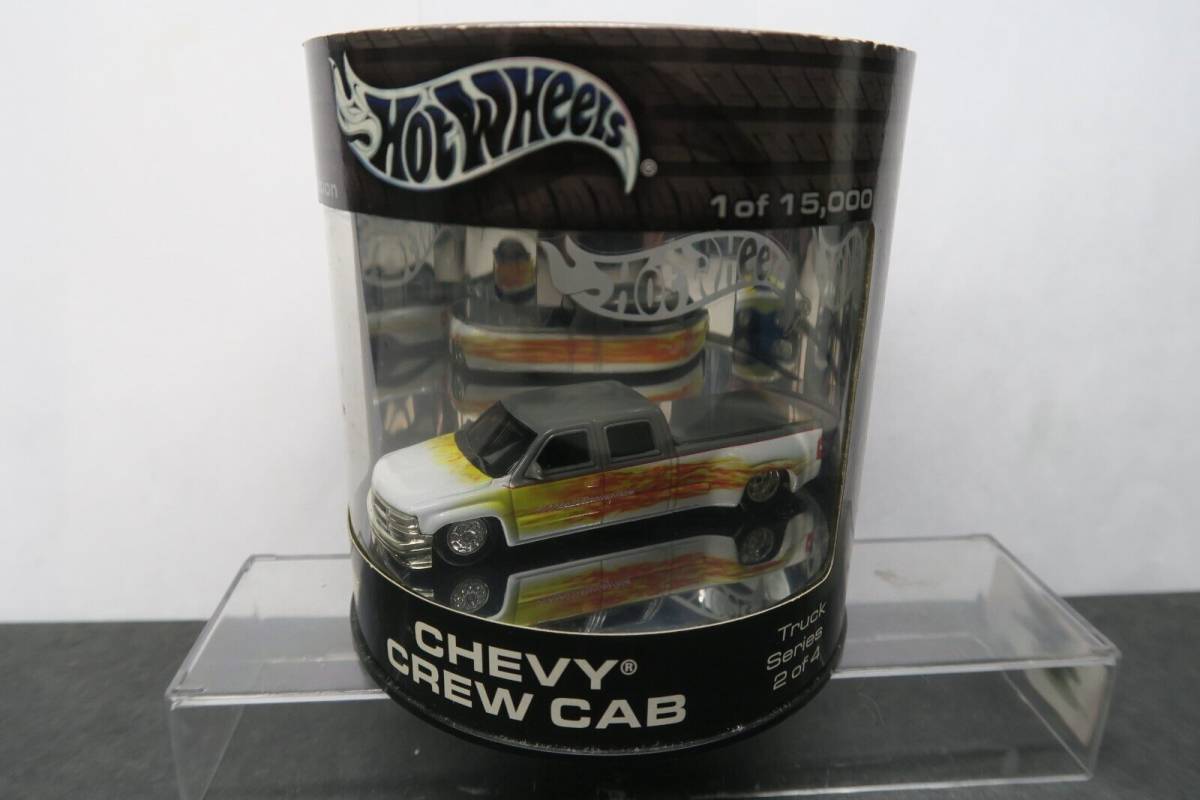 2003 HOT WHEELS OILCAN CHEVY CREWCAB TRUCK SERIES #2 OF 4 MINT
