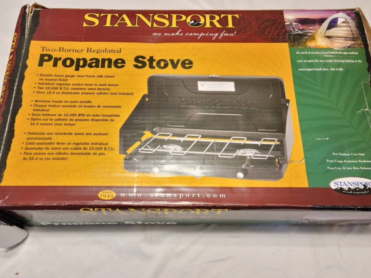 Stansport Single Burner Propane Stove 10,000 BTUs (201)