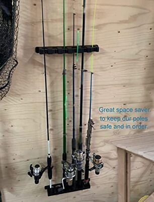 Fishing Rod Holders Vertical Rod Rack, Fishing Pole Holders for Garage,  Wall, 海外 即決 - スキル、知識