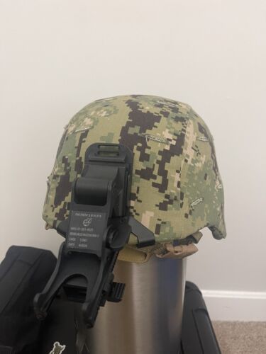 Medium USMC LWH Lightweight Helmet Rhino Mount Revision USGI