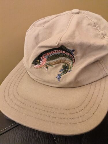 The Ampal Creative Strapback Cap Tan Made In USA Fishing Hat 海外