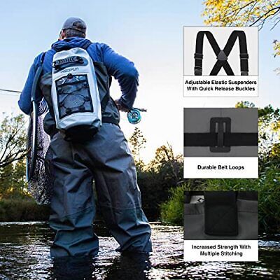 Chest Wader, Stockingfoot Waterproof Fishing Wader for Men and