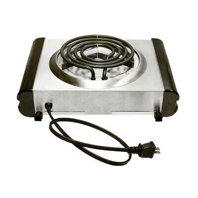 Wobythan 1000W Single Burner,Portable Electric Cooktop Camping
