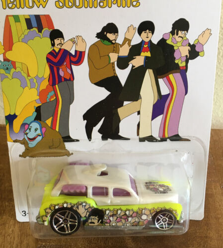 Hot Wheels The Beatles Set of four John Paul George Ringo Faces