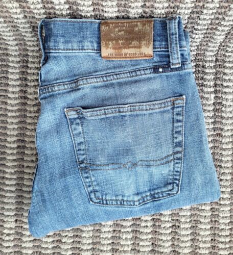 Vintage LUCKY BRAND 221 Straight Jeans Mens 32x34 Distressed Faded
