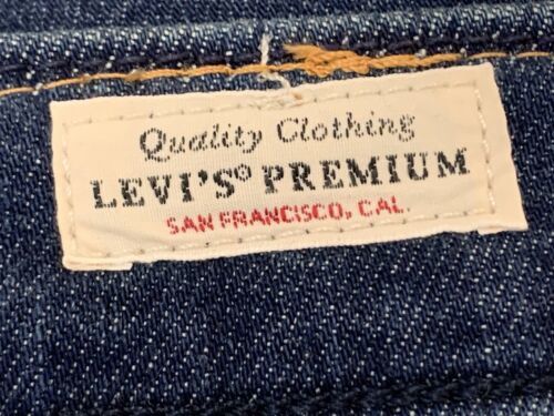 LEVI'S 512 Blue Denim Slim Big E Jeans Mens W34 L34 海外 即決 www