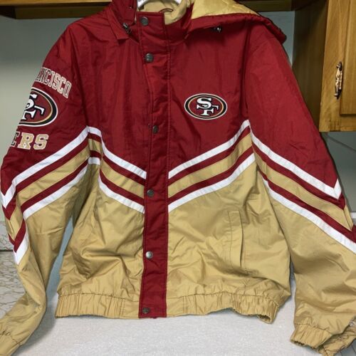 Striped Starter Golden San Francisco 49ers Jacket - Jacket Makers