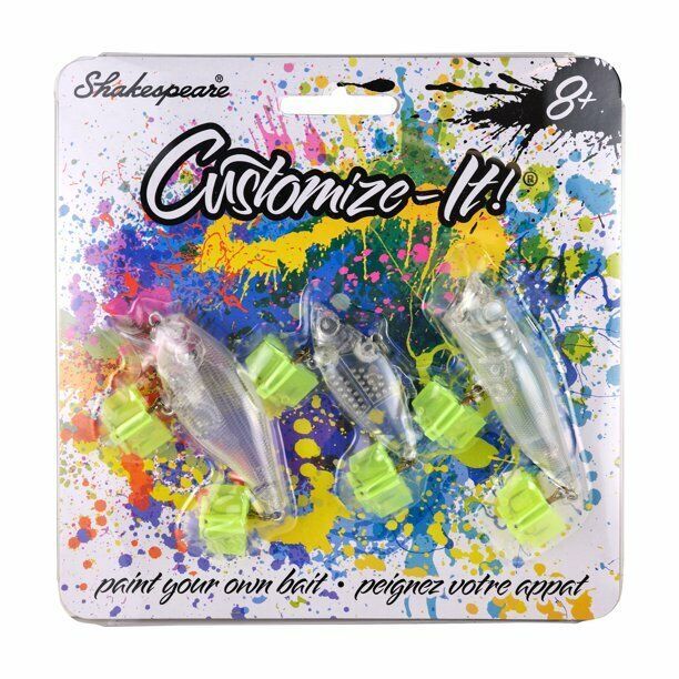 Shakespeare Customize It HD Fishing Bait Colorable Fish Father's