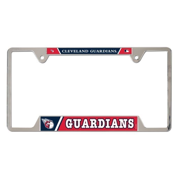 Cleveland Guardians License Plate Frame Metal 海外 即決
