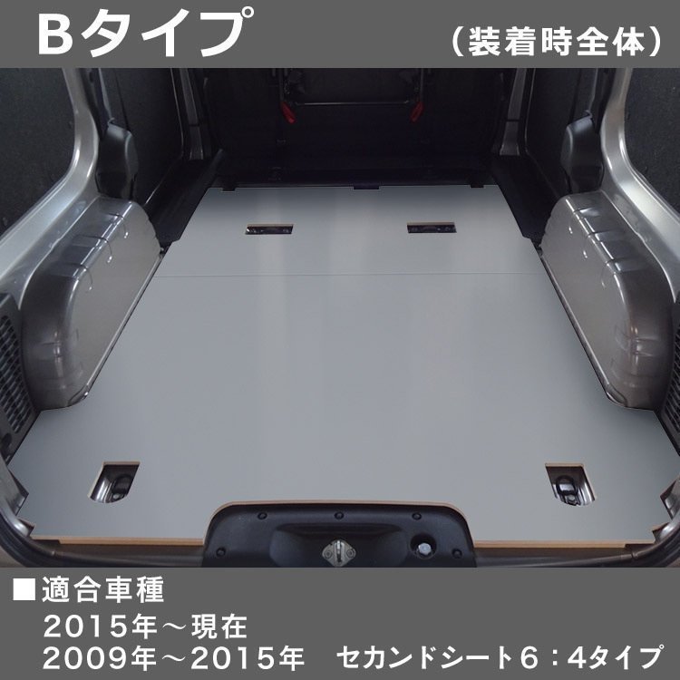 日産 NV200 バネット VANNET フロアパネル 【グレー塗装】(電気自動車/Bタイプ) パネル 床張り 床貼 収納 内装 荷室 荷台 棚 床板 板_画像4